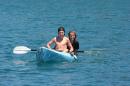 Kayaking: Malachi and Taja Kayaking